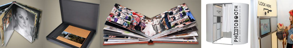 Platinum Wedding Photography Package includes a 10 x 12 inch acrylic album and Photo Booth Hire