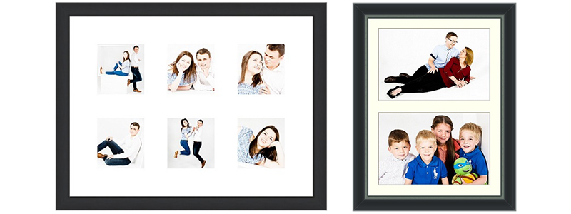16 x 12 inch frame with six images 6 x 3 x 2.5 inch and double image 2 x 10 x 6.5 inch